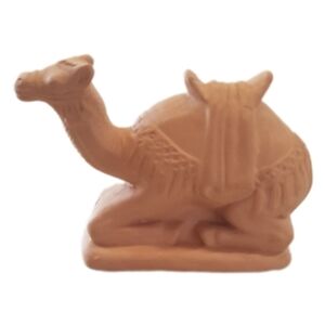 1960s Terracotta Sculptural Sitting Camel